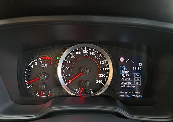 Toyota Corolla cena 75900 przebieg: 49362, rok produkcji 2019 z Kraków małe 436